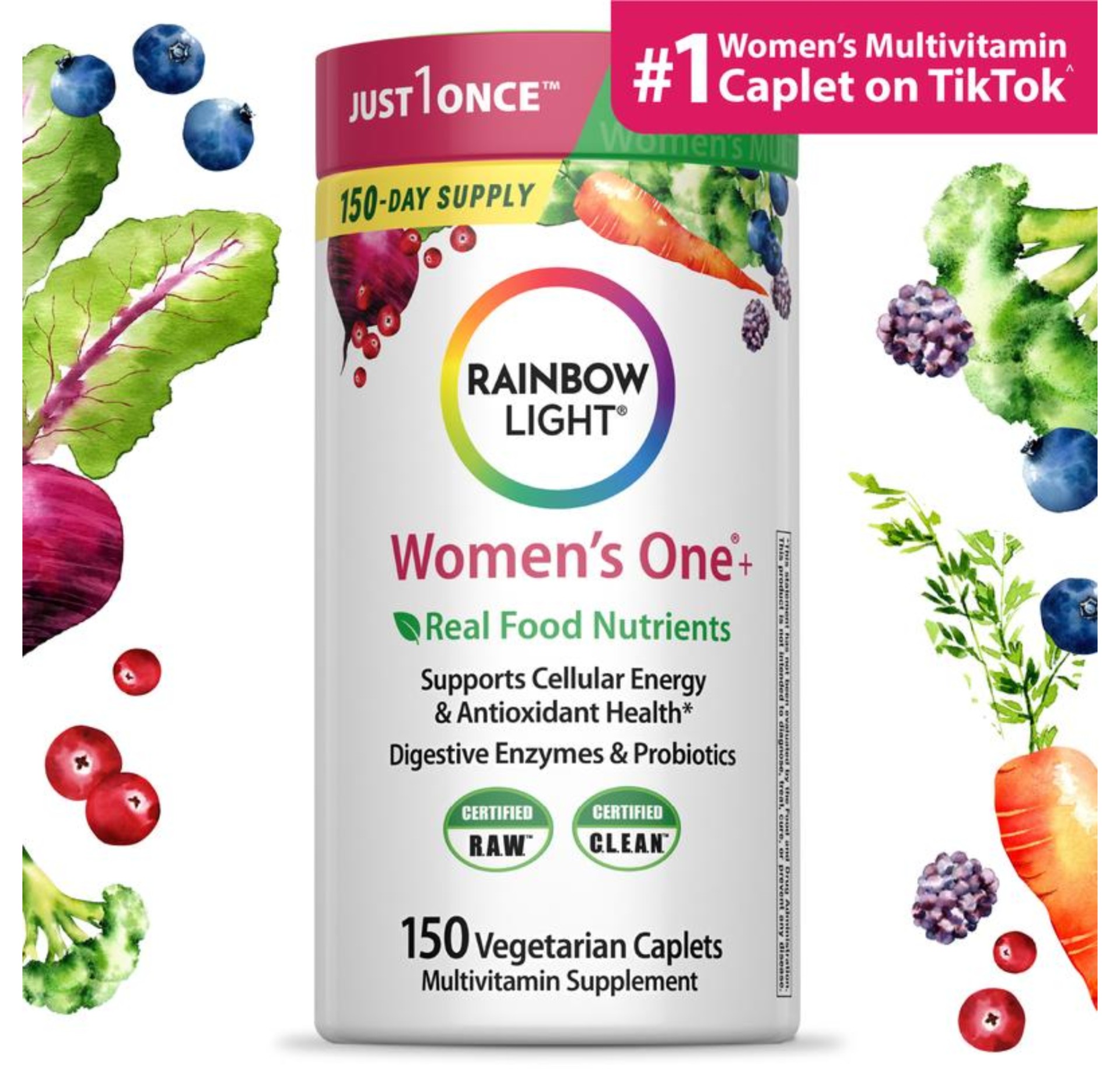 彩虹光女性综合维生素15秒活力广告