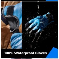 冬季防水保暖手套实景演示