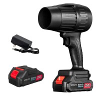 手持高速鼓风机点火与清叶演示