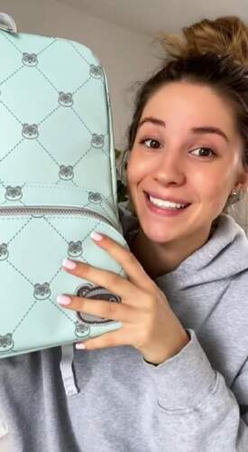 薄荷绿菱格背包开箱:触感与掌机防护